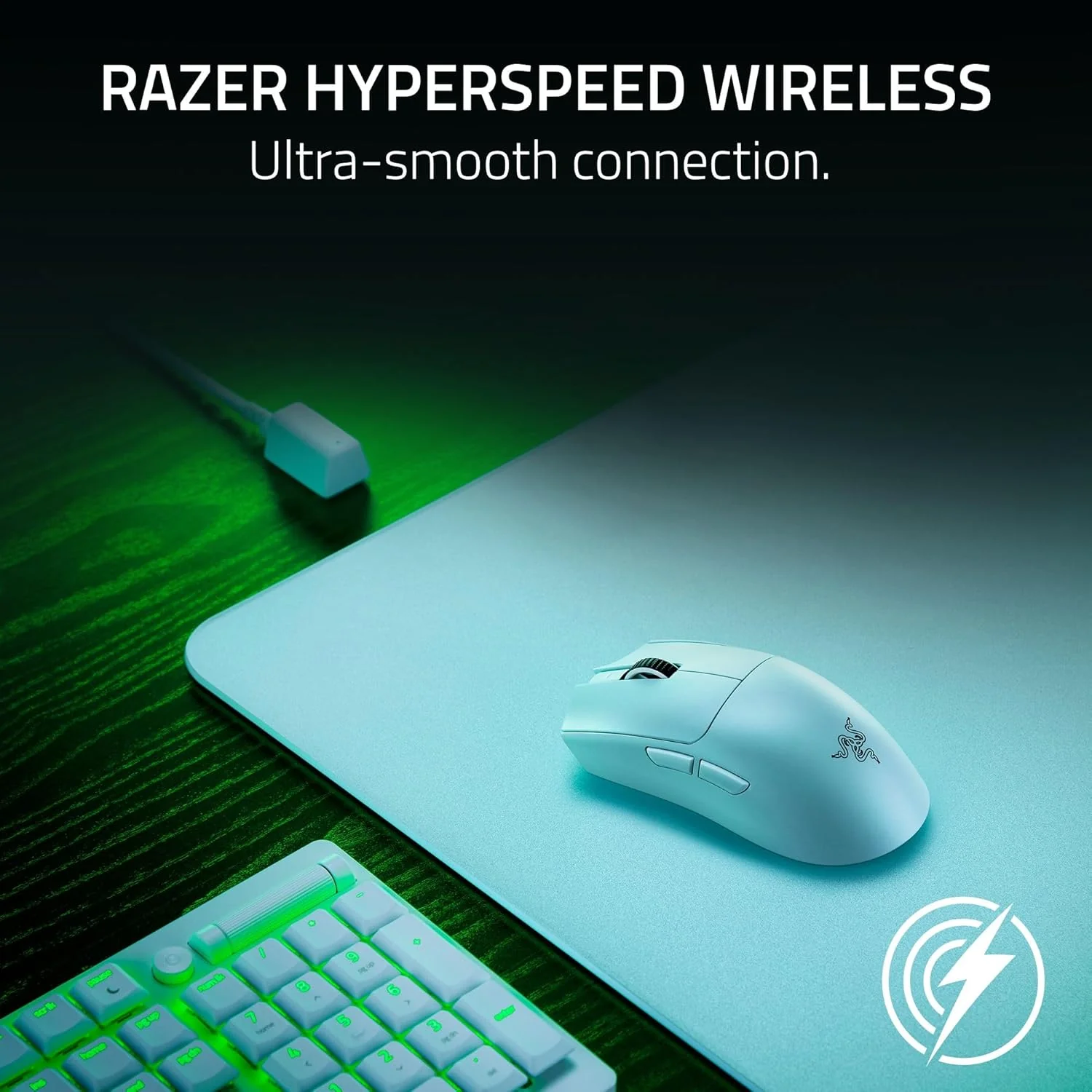 Razer Viper V3 Pro Wireless Esports Gaming Mouse: Symmetrical - 54g Lightweight - 8K Polling - 35K DPI Optical Sensor - Gen3 Optical Switches - 8 Programmable Buttons - 95 Hr Battery - White - Image 11