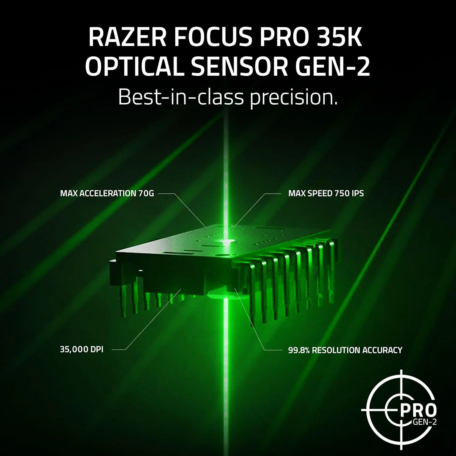 Razer Viper V3 Pro Wireless Esports Gaming Mouse: Symmetrical - 54g Lightweight - 8K Polling - 35K DPI Optical Sensor - Gen3 Optical Switches - 8 Programmable Buttons - 95 Hr Battery - White - Image 9