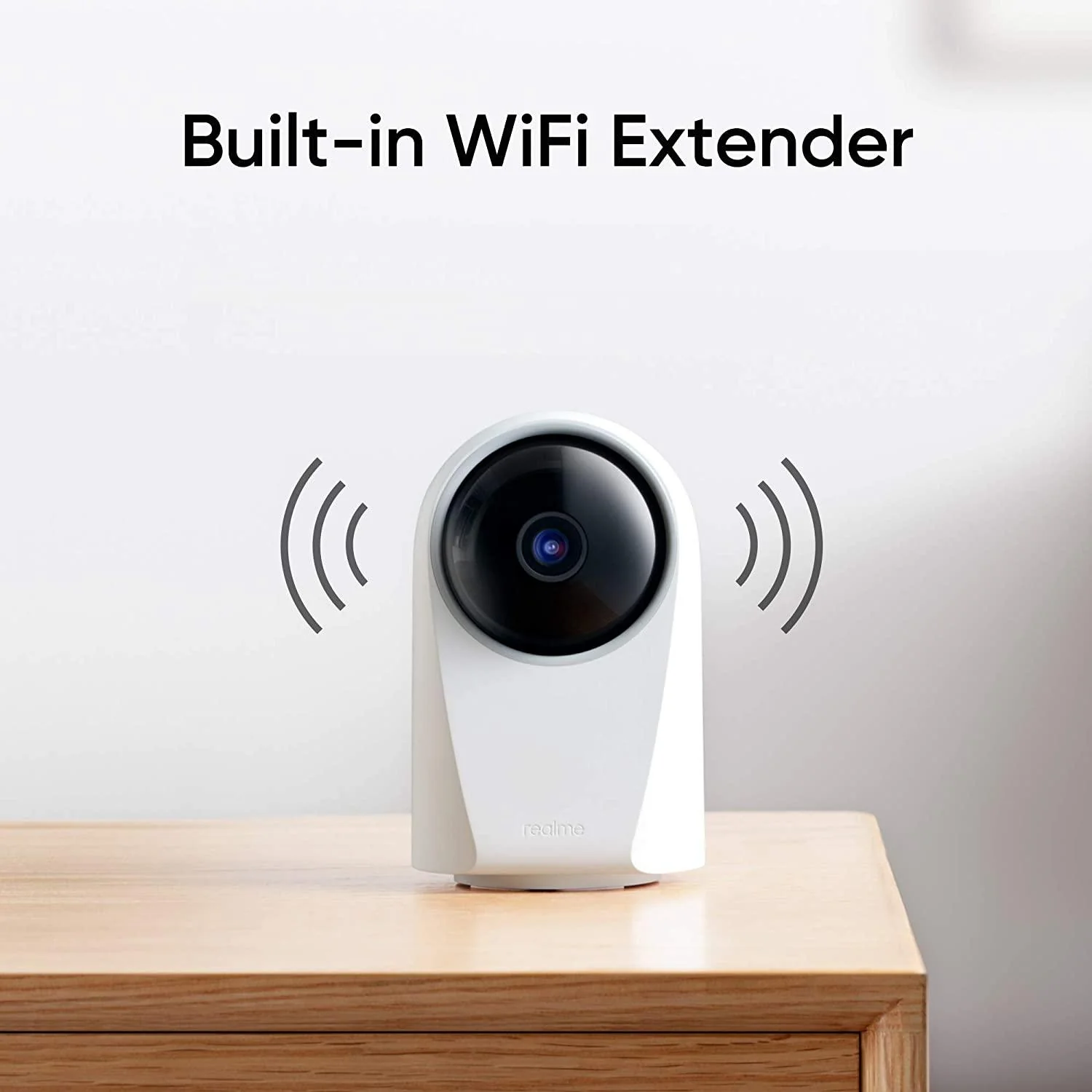 realme 360 Deg 1080p Full HD WiFi Smart Security Camera (White) | Alexa Enabled | 2-Way Audio | Night Vision | Motion Tracking & Intruder Alert, 7.1cm x 6.58cm x 11.43cm (RMH2001) - Image 4