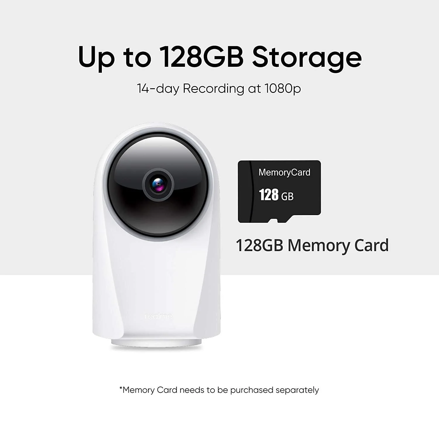 realme 360 Deg 1080p Full HD WiFi Smart Security Camera (White) | Alexa Enabled | 2-Way Audio | Night Vision | Motion Tracking & Intruder Alert, 7.1cm x 6.58cm x 11.43cm (RMH2001) - Image 7