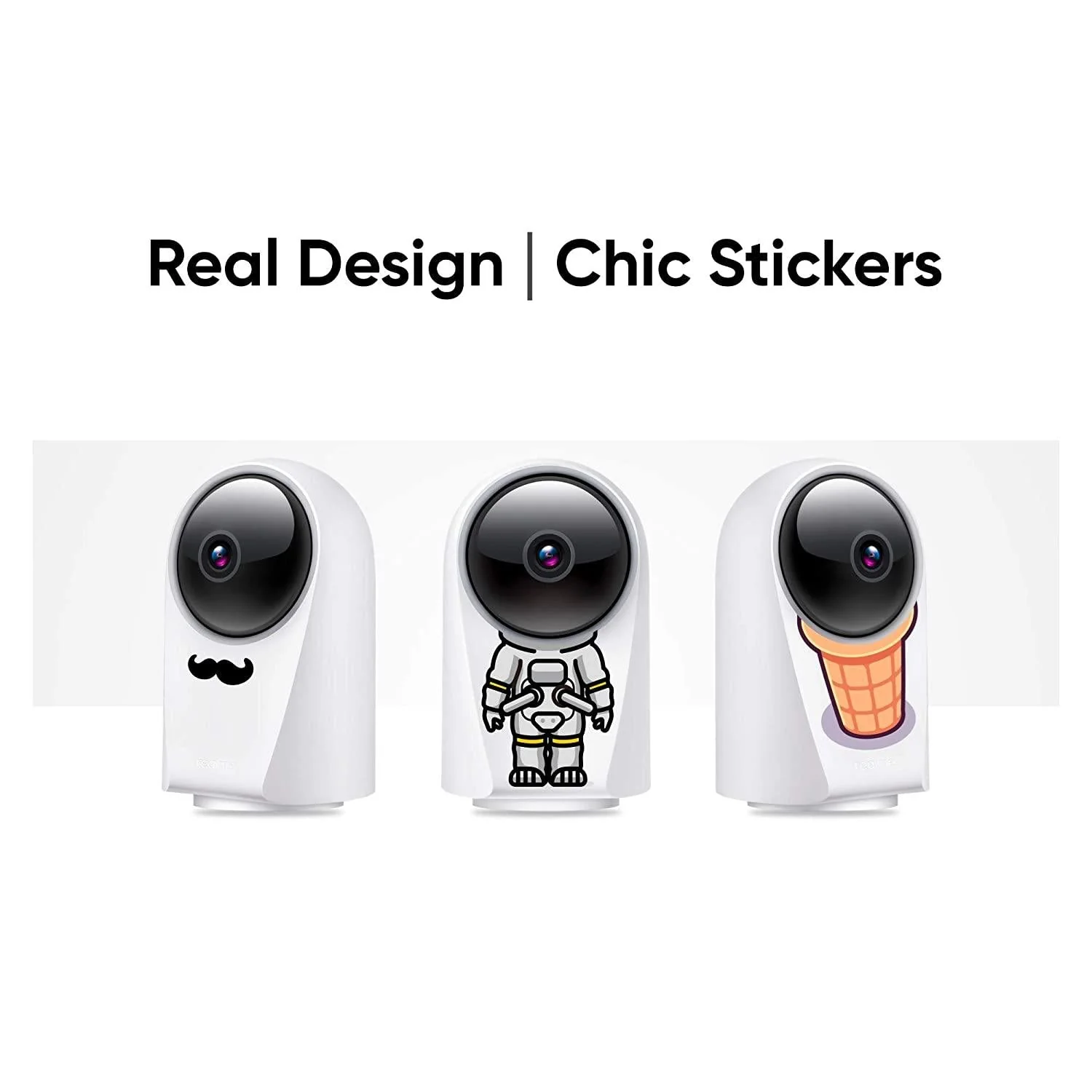 realme 360 Deg 1080p Full HD WiFi Smart Security Camera (White) | Alexa Enabled | 2-Way Audio | Night Vision | Motion Tracking & Intruder Alert, 7.1cm x 6.58cm x 11.43cm (RMH2001) - Image 8