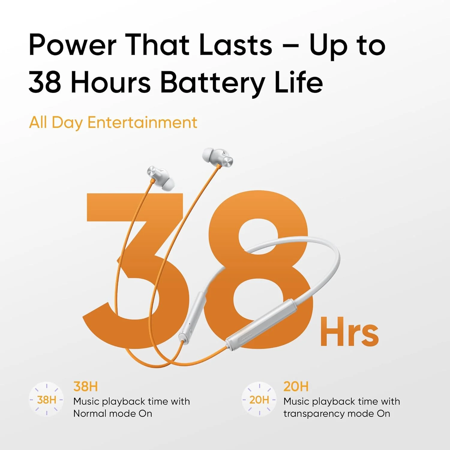 realme Buds Wireless 5 ANC in Ear Bluetooth Headphones,50dB ANC, 13.6mm Dynamic Bass Driver,360? Spatial Audio,45ms Low Latency,Upto 38hrs Playback,IP55 Rating,Dual Device Connection (Dawn Silver) - Image 4