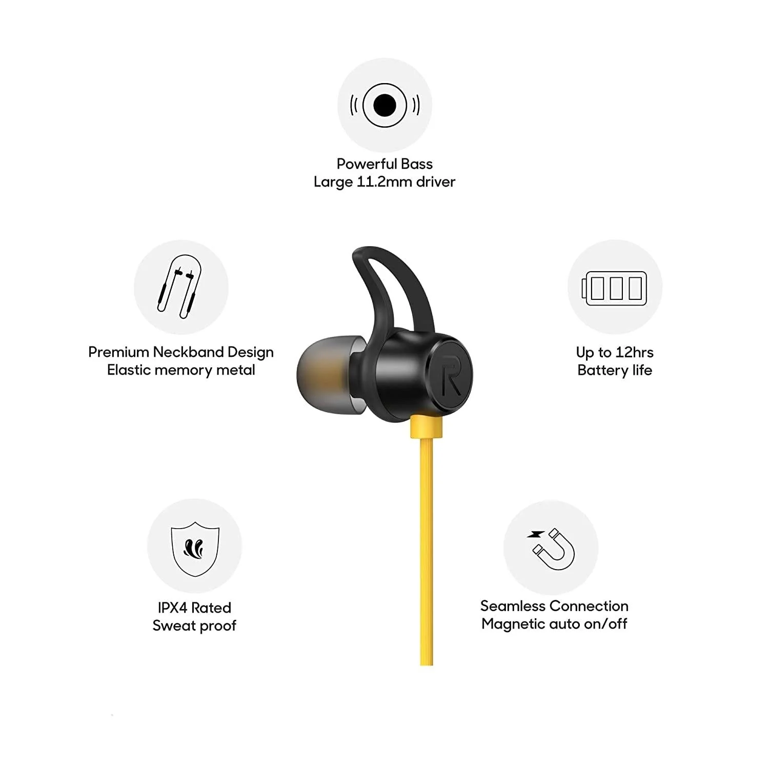 realme Buds Wireless in-Ear Bluetooth with mic - Image 2