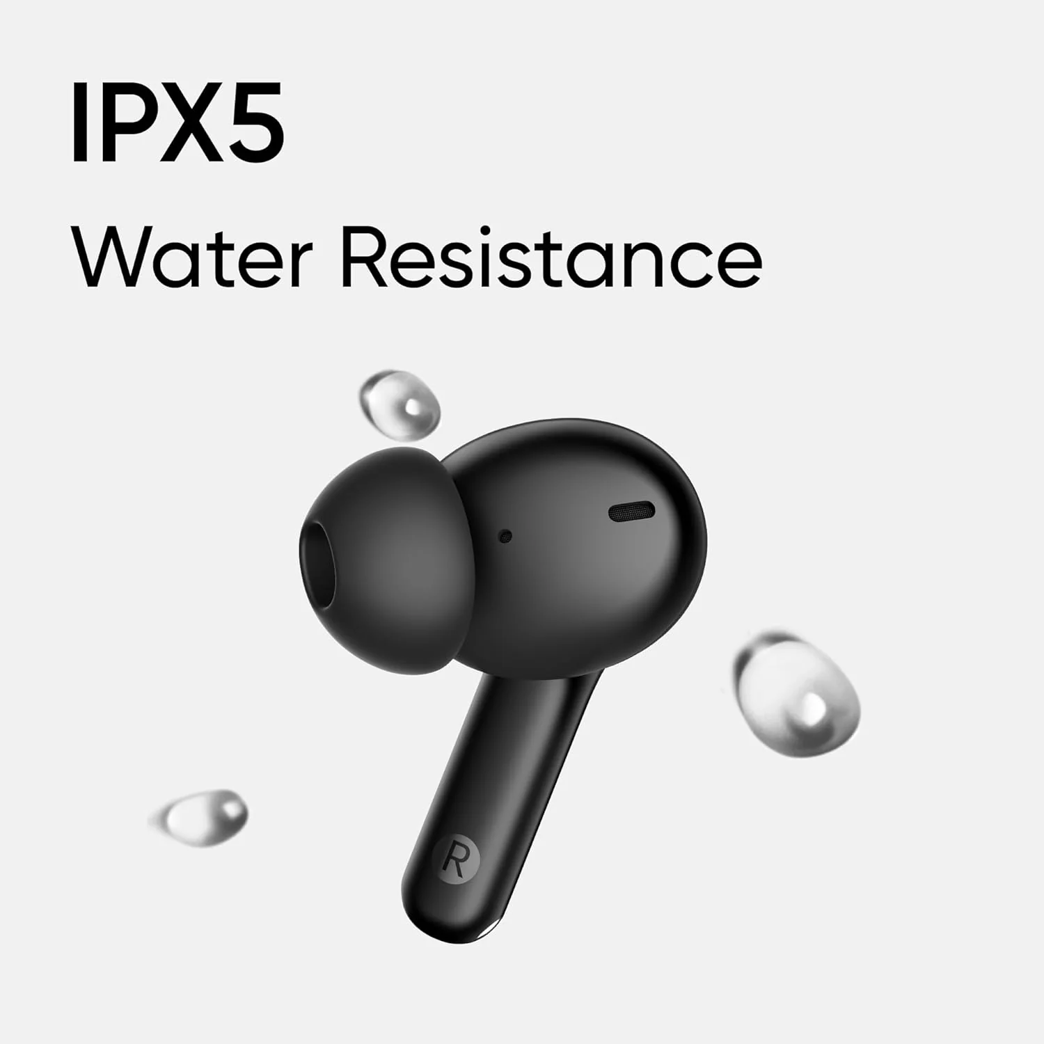 realme Earbuds T110 with Ai Enc for Calls, Upto 38 Hours of Playback and Fast Charging Bluetooth in Ear Headset (Punk Black, True Wireless) - Image 7