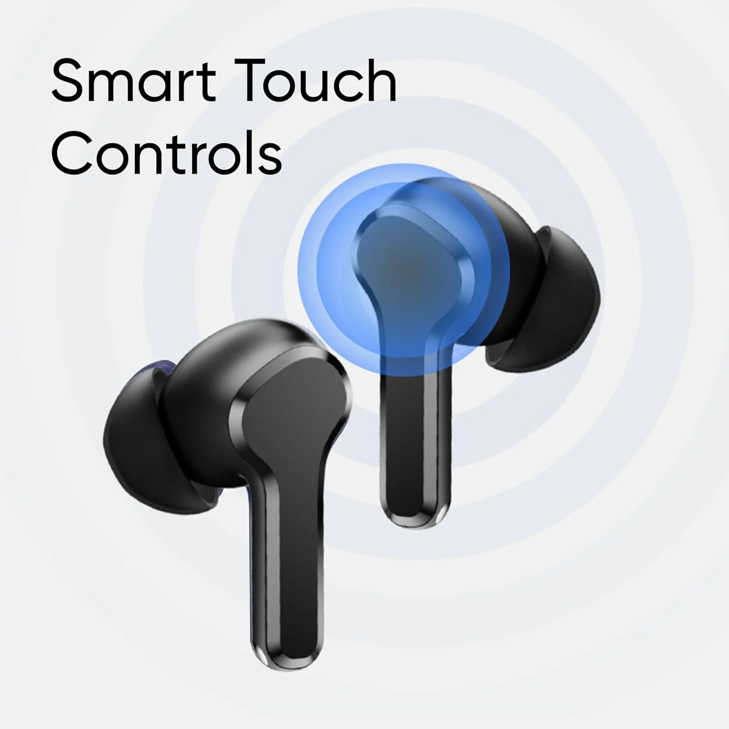 realme Earbuds T110 with Ai Enc for Calls, Upto 38 Hours of Playback and Fast Charging Bluetooth in Ear Headset (Punk Black, True Wireless) - Image 9