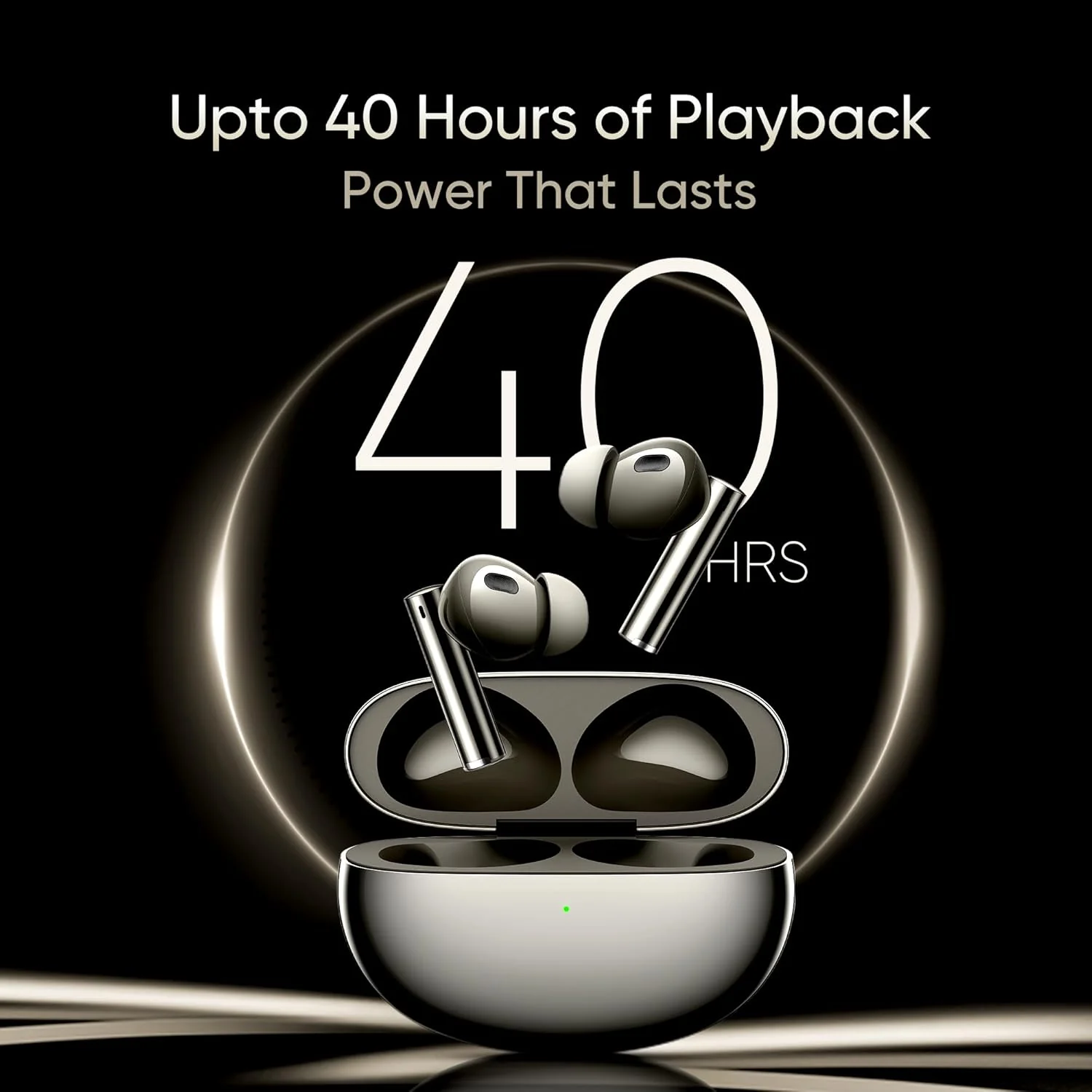 realme in Ear Wireless Buds Air 6 Pro with Dual Drivers (11MM+6MM tweeter), 40 Hrs Play Time,50 Db ANC, Lhdc 5.0, 55Ms Low Latency, 360° Spatial Audio, Ip55 Dust&Water Resistant, Bt V5.3 - Image 8