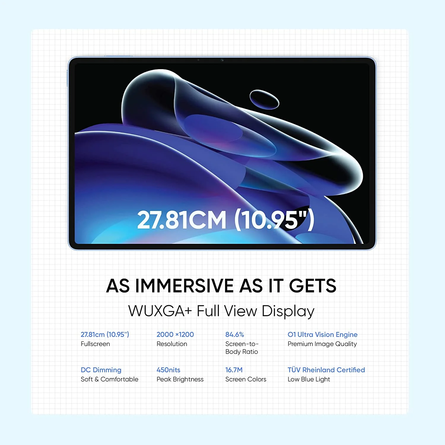 realme Pad X WiFi+5G Tablet | 6GB RAM 128GB ROM, 11 inch WUXGA+ Display | Dolby Atmos Quad Speakers - Image 7