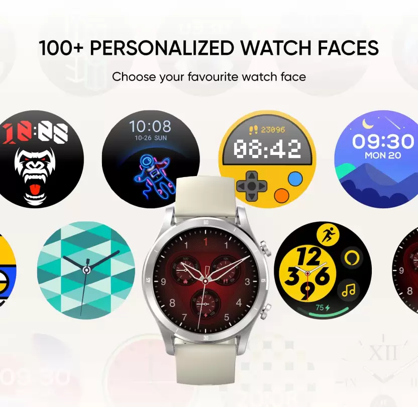 realme TechLife Watch R100 Bluetooth Calling & 1.32 in Metallic Dial Smartwatch - Image 10