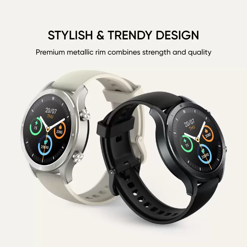 realme TechLife Watch R100 Bluetooth Calling & 1.32 in Metallic Dial Smartwatch - Image 3