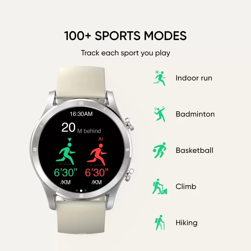 realme TechLife Watch R100 Bluetooth Calling & 1.32 in Metallic Dial Smartwatch - Image 6