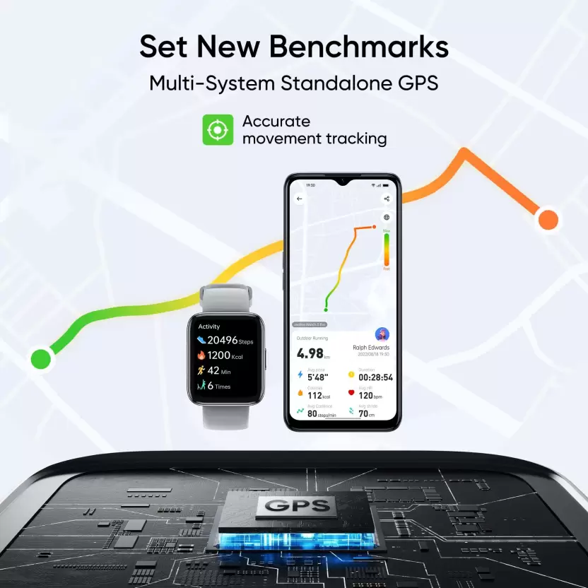 realme Watch 3 Pro 1.78" AMOLED with BT Calling & GPS Smartwatch - Image 3