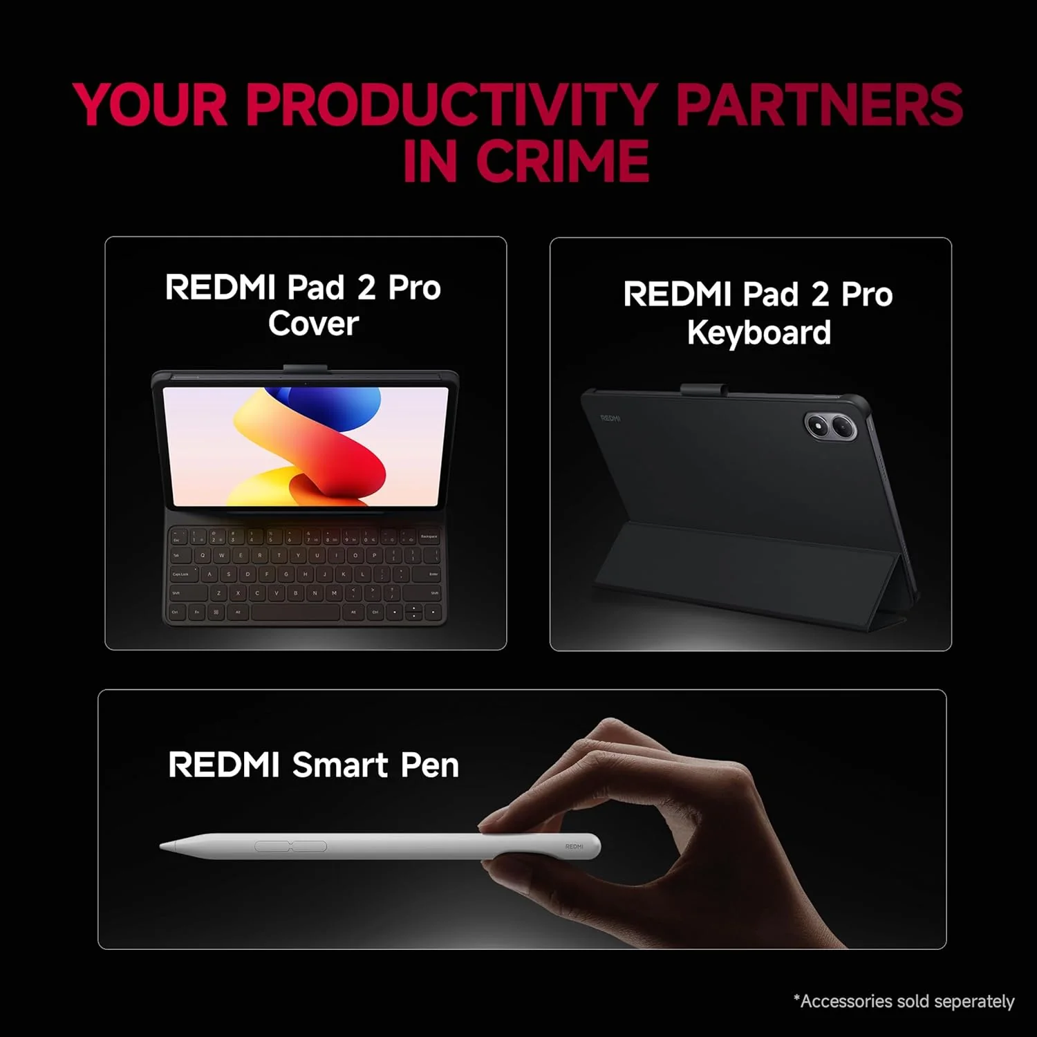 REDMI Pad 2 Pro 5G 12.1 inch with Wi-Fi+5G Gaming Qualcomm Snapdragon 7s Gen 4 Tablet (Quick Silver) - Image 9