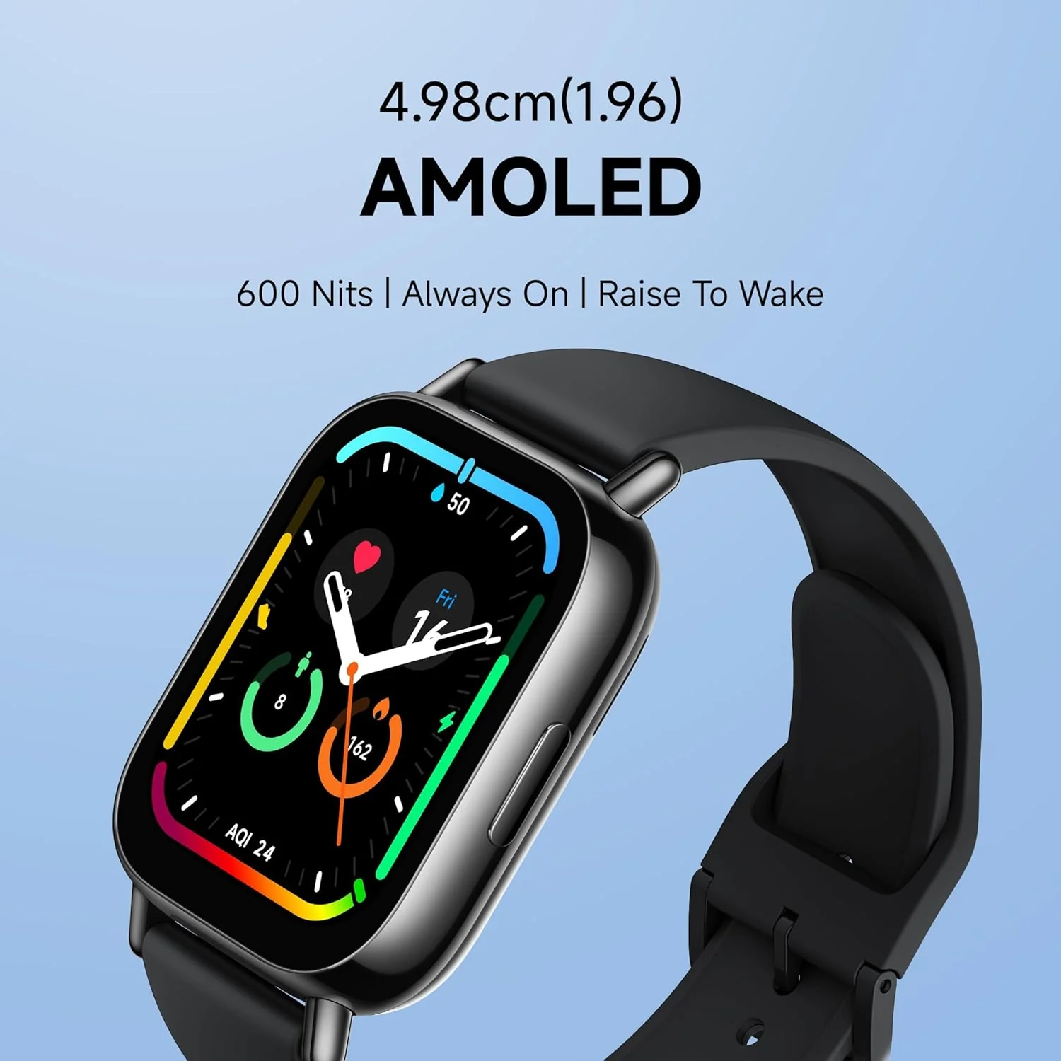 Redmi Watch 5 Lite, 1.96" Amoled, Advanced in-Built GPS, 5 ATM, 18 Day Battery, Bluetooth Calling with AI Noise Reduction, Always on Display - Image 3