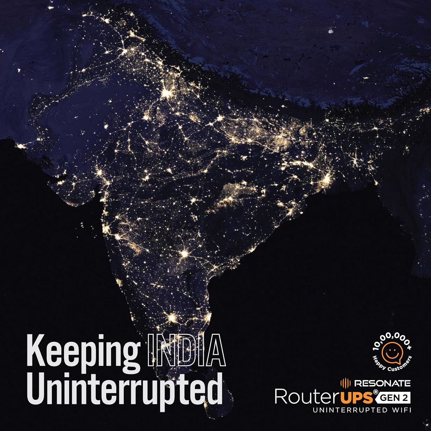 Resonate RouterUPS® Gen2 | Original Router UPS for 12V WiFi Router & Modem (Supports up to 2A) (7800mAh - 95% Longer Power Backup) | Compact Mini UPS with Intelligent Charging (Upto 6 Hrs Internet) - Image 7