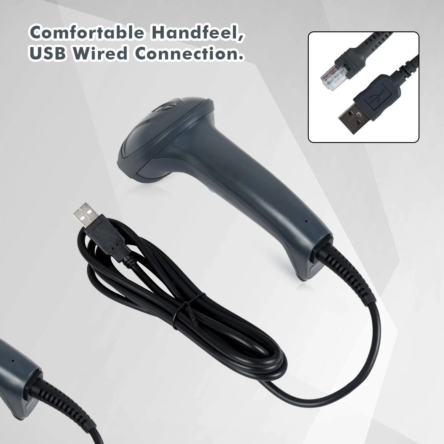 RETSOL LS 450 Laser Barcode Scanner BIS Approved Handheld 1D USB Wired Barcode Reader Optical Laser High Speed for Warehouse Supermarket POS System - Image 6