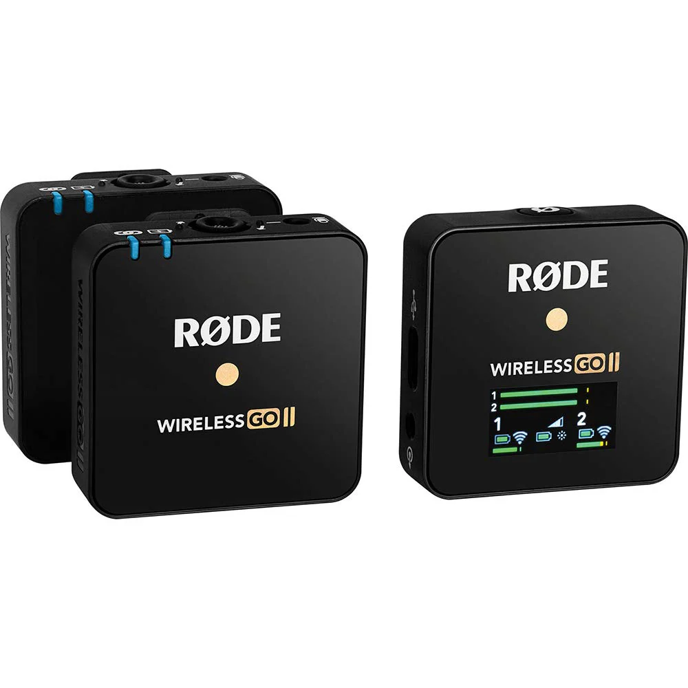 Rode Wireless Go II Dual Lavalier Microphone (Omnidirectional, Black) - Image 3