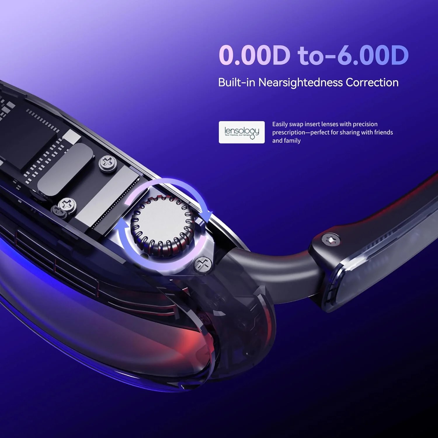 Rokid Joy Pack AR Glasses — Android TV Smart Glasses with 360" Micro-OLED Display | Support for Google Play, Media Streaming and Cloud Gaming | Compatible with All Console, Android, iOS and Windows - Image 2