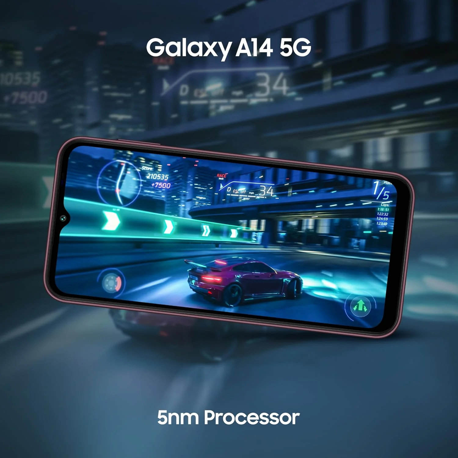 Samsung Galaxy A14 5G (Dark Red, 6GB, 128GB Storage) | Triple Rear Camera (50 MP Main) | Upto 12 GB RAM with RAM Plus | Without Charger - Image 8