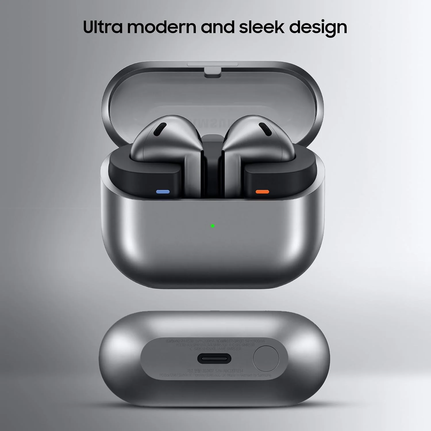 Samsung Galaxy Buds 3 with Galaxy AI Powered Real-time Interpreter | 24-bit Hi-Fi Audio | Up to 36H Battery | IP57 (CLEARANCE DEAL) - Image 4