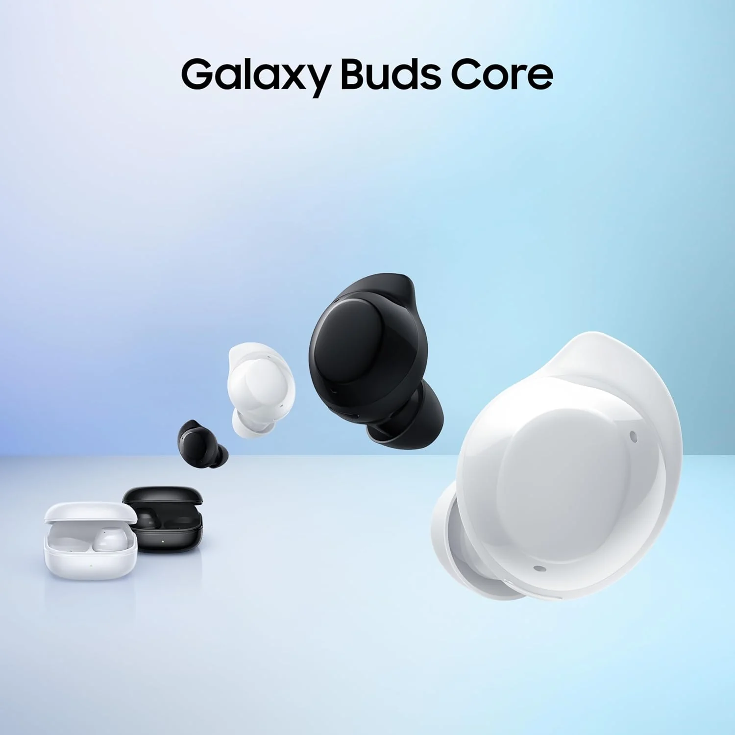 Samsung Galaxy Buds Core (Black) Galaxy AI Enabled in-Ear TWS with ANC (Spare Parts) - Image 2