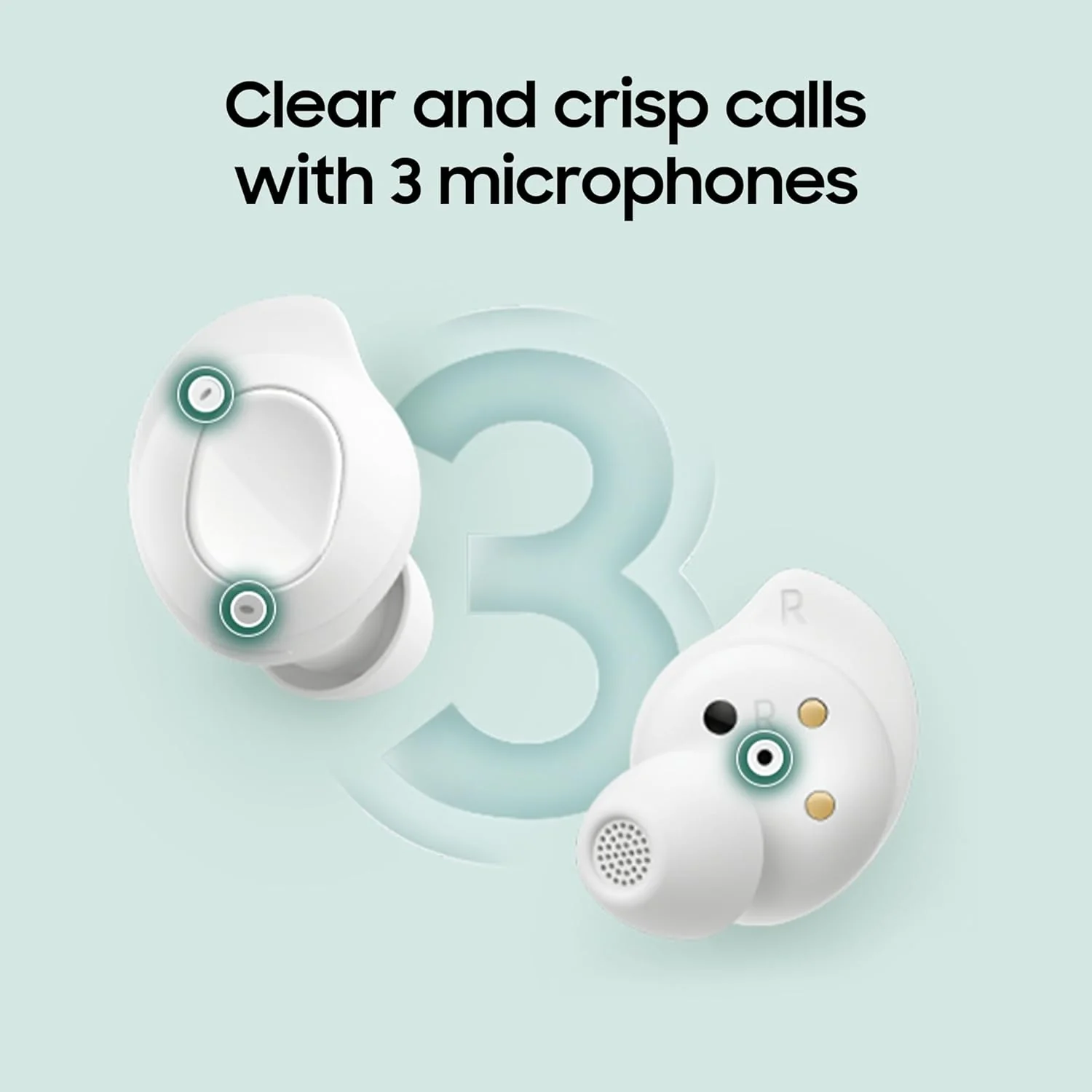 Samsung Galaxy Buds Fe | Powerful Active Noise Cancellation | in Ear Enriched Bass Sound | Ergonomic Design | 30-Hour Battery Life (CLEARANCE DEAL) - Image 3
