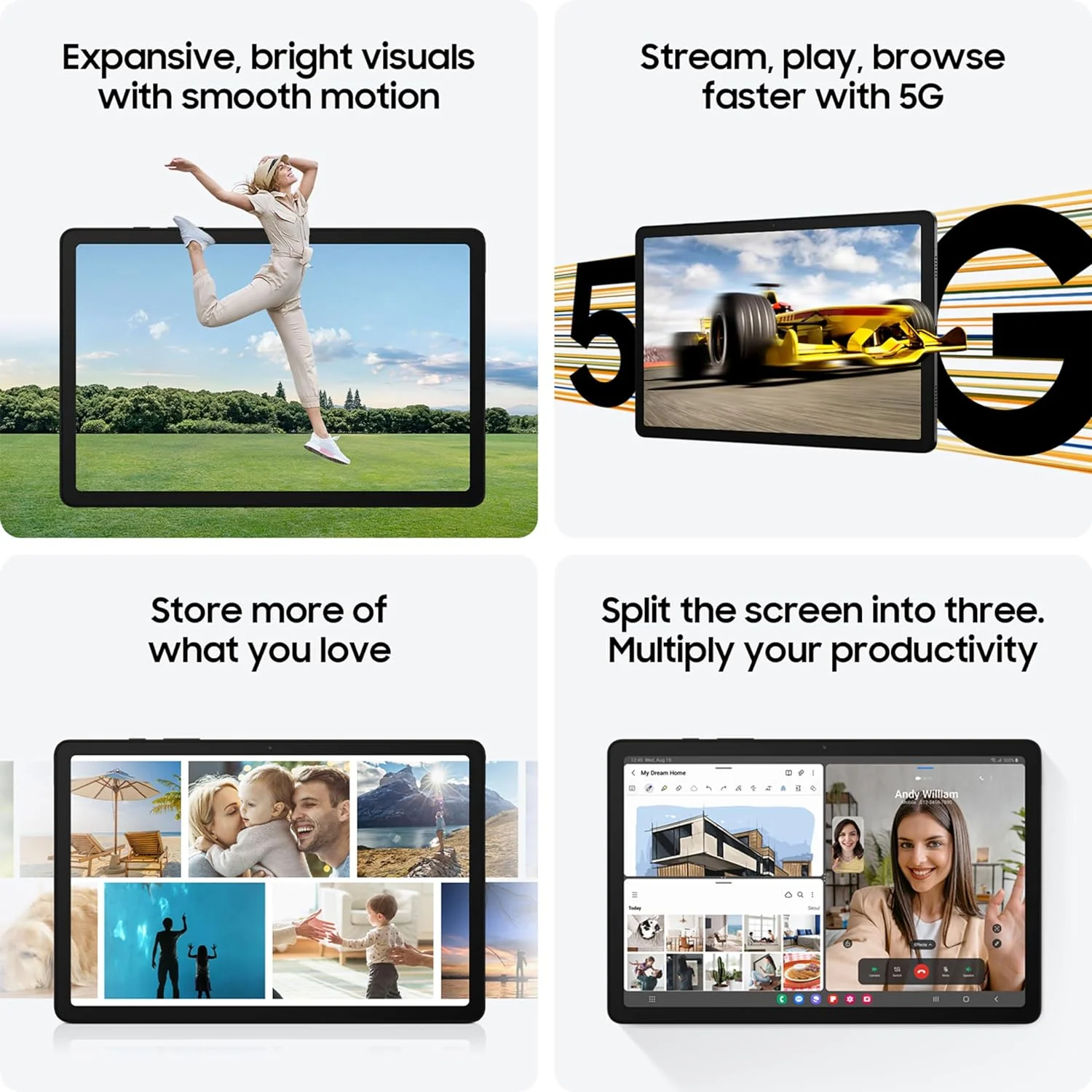 Samsung Galaxy Tab A9+ 27.94 cm (11.0 inch) Display, RAM 8 GB, ROM 128 GB Expandable, Wi-Fi Tablet (BRAND NEW/SEALED) - Image 6