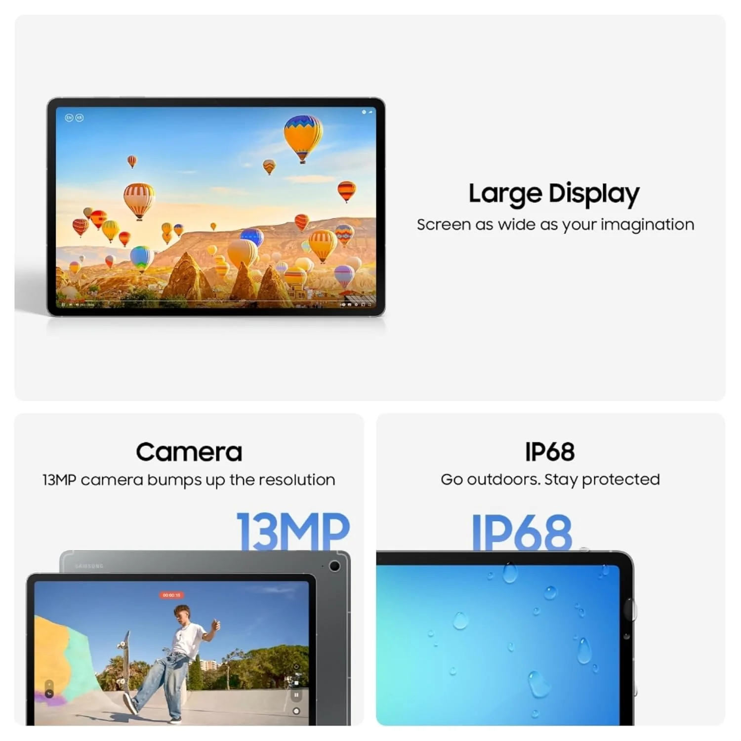 Samsung Galaxy Tab S10 FE+, S Pen in-Box, 27.7 cm (13.1 inch) LCD Display, 12 GB RAM, 256 GB Storage, Wi-Fi Tablet (BRAND NEW/SEALED) - Image 4