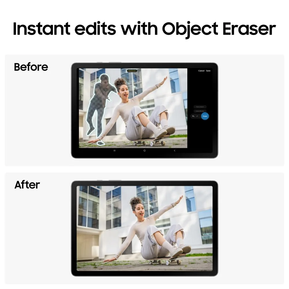 Samsung Galaxy Tab S10 Lite with AI, S Pen in-Box, 27.7 cm (10.9 inch) Display, Object Eraser, 90Hz Refresh Rate, Pre Loaded Pro Apps, IP42 Rating, 6GB RAM, 128GB Storage, Wi-Fi Tablet - Image 6