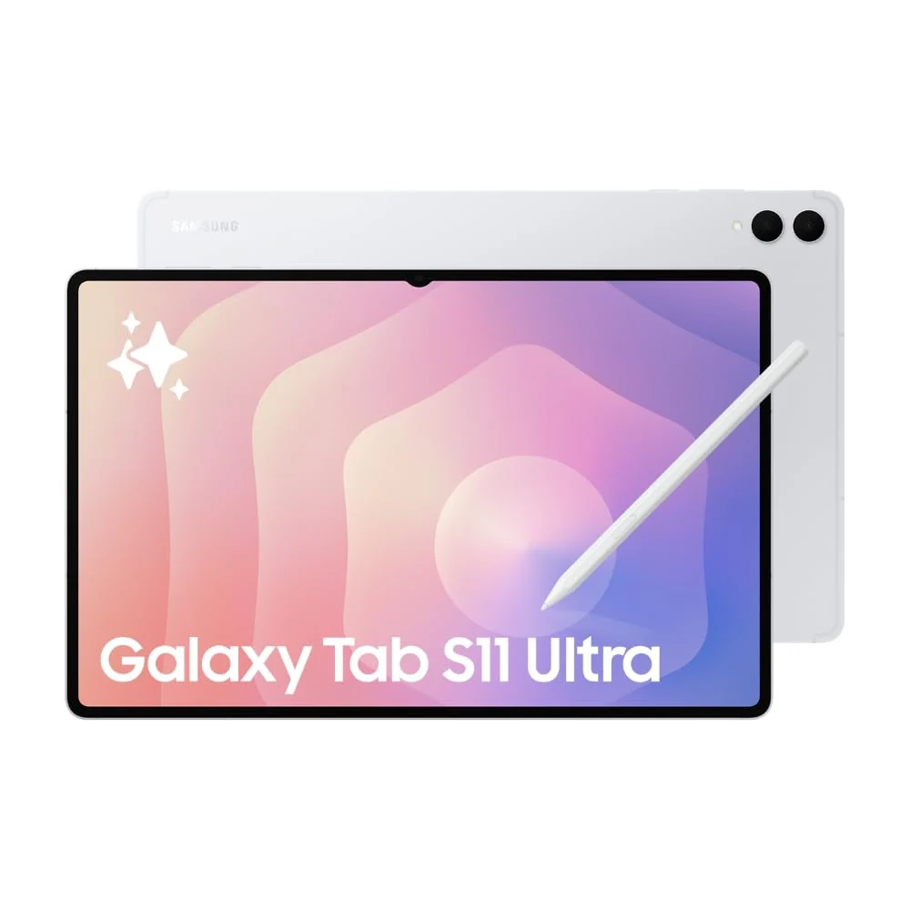 Samsung Galaxy Tab S11 Ultra with AI, Hexagonal S-Pen in-Box, 36.9 cm (14.6 Inch) Dynamic AMOLED 2X Display, 120Hz Refresh Rate, Pre Loaded Pro Apps, 12GB RAM, 256GB Storage, Wi-Fi Tablet, Silver
