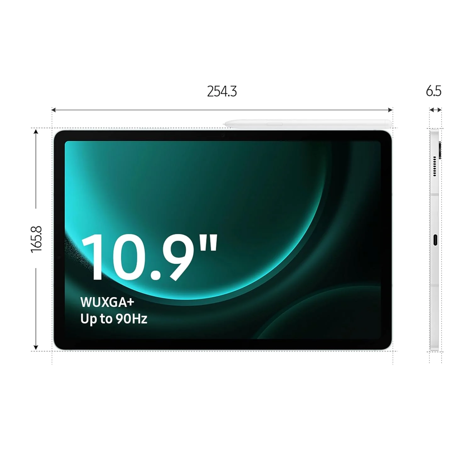 Samsung Galaxy Tab S9 FE 27.69 cm (10.9 inch) Display, RAM 6 GB, ROM 128 GB Expandable, Wi-Fi+5G - Image 4
