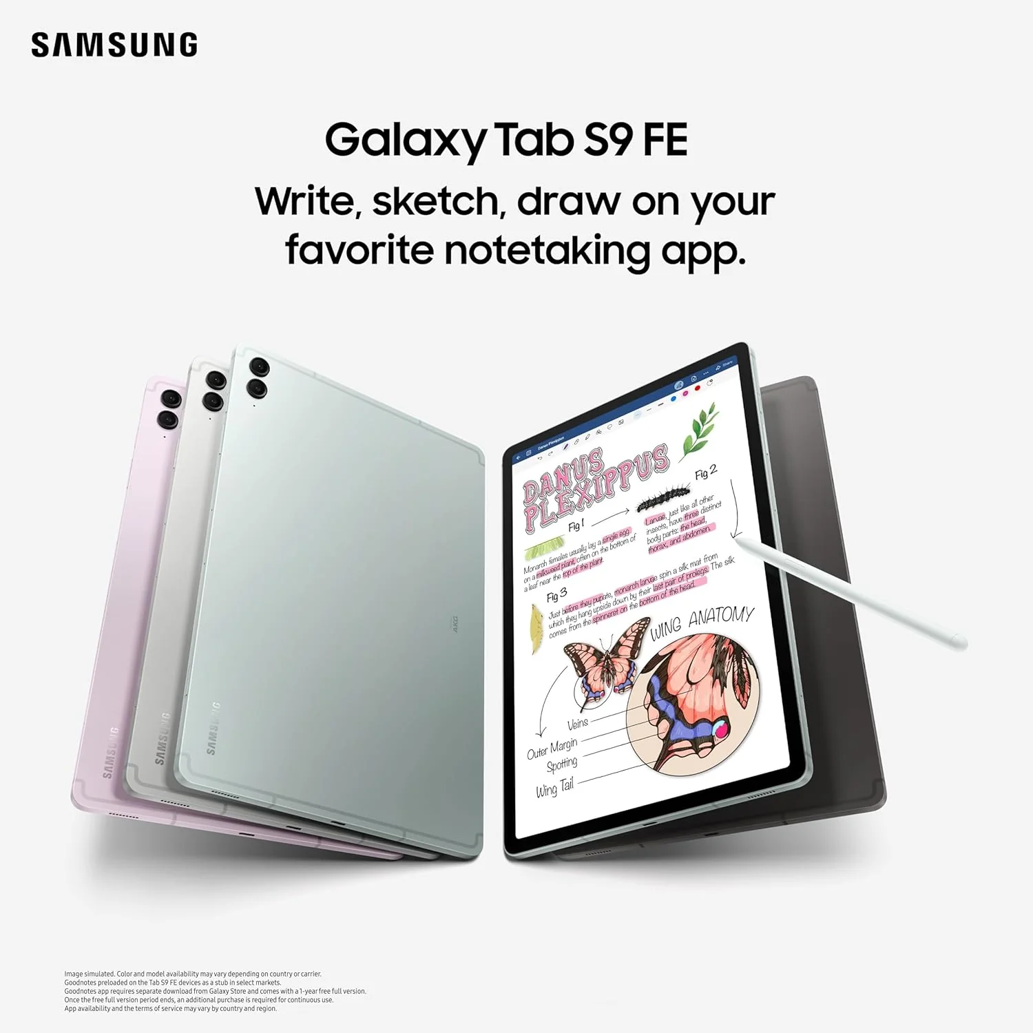 Samsung Galaxy Tab S9 FE 27.69 cm (10.9 inch) Display, RAM 6 GB, ROM 128 GB Expandable, Wi-Fi+5G - Image 8