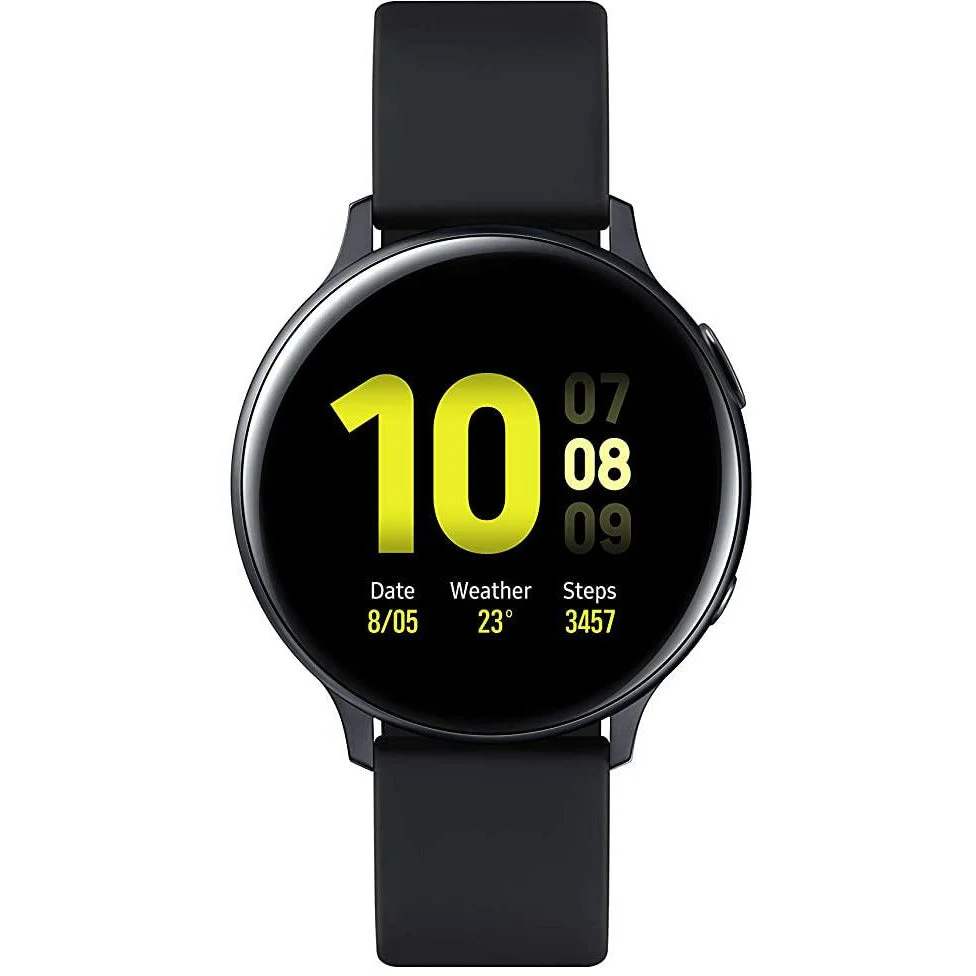Samsung Galaxy Watch Active 2 (Bluetooth + LTE, 44 mm) - Stainless Steel Dial, Silicon Straps (REFURBISHED) - Image 2