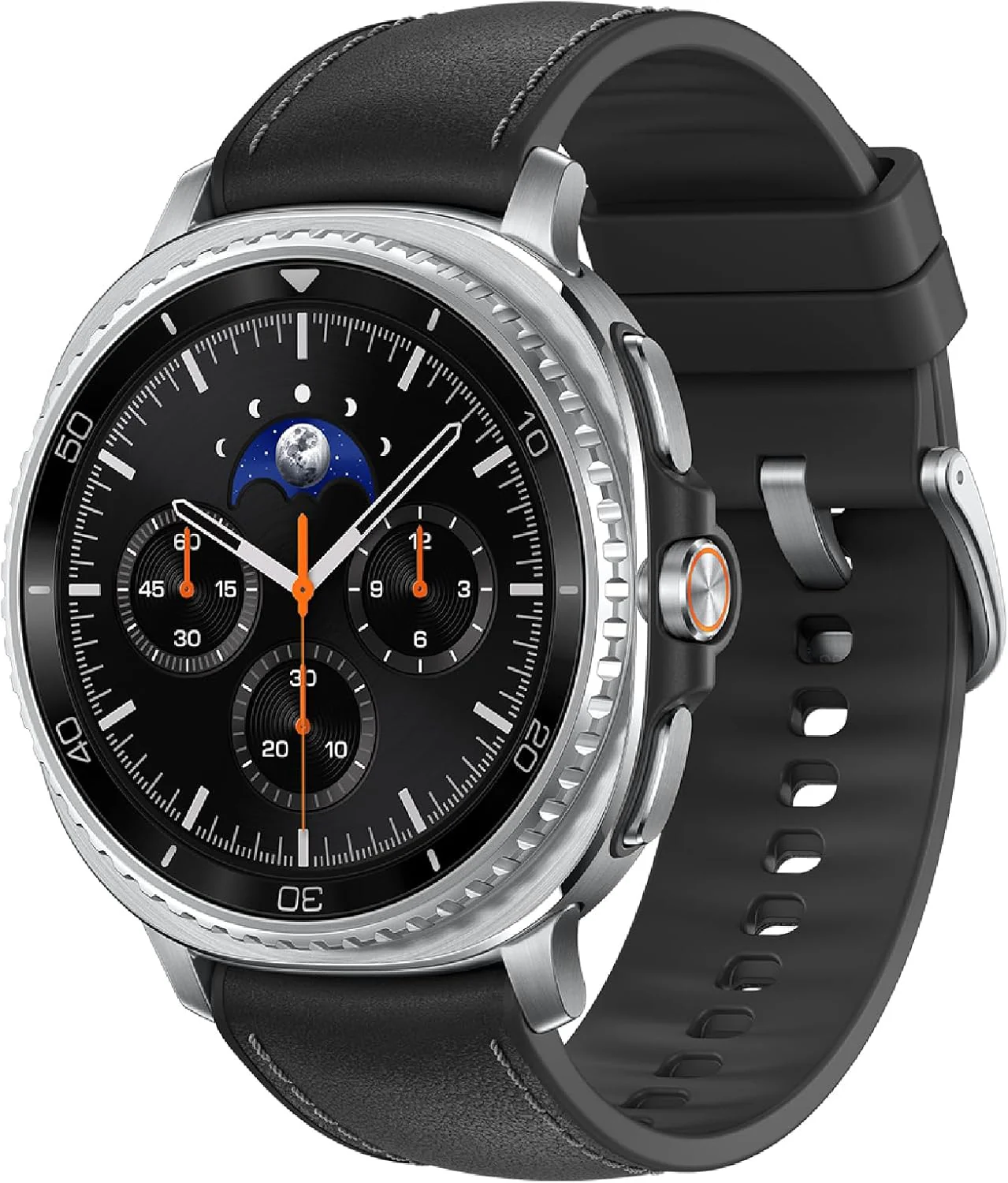 Samsung Galaxy Watch 8 Classic (2025) 46mm Bluetooth Smartwatch, Cushion Design, Rotating Bezel, Quick Button, Sleep Coaching, Running Coach, Energy Score, Black