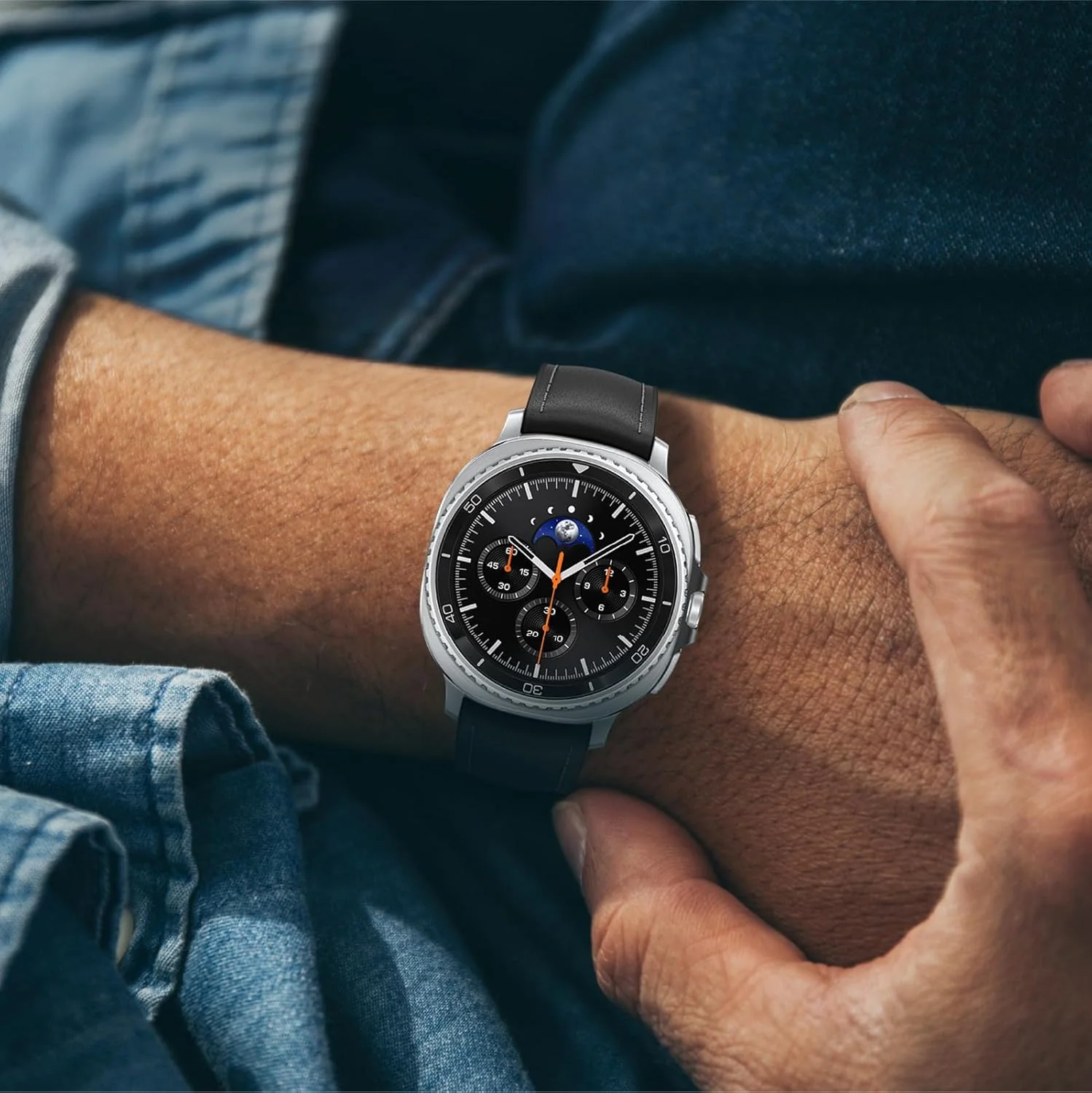 Samsung Galaxy Watch 8 Classic (2025) 46mm Bluetooth Smartwatch, Cushion Design, Rotating Bezel, Quick Button, Sleep Coaching, Running Coach, Energy Score, Black - Image 5