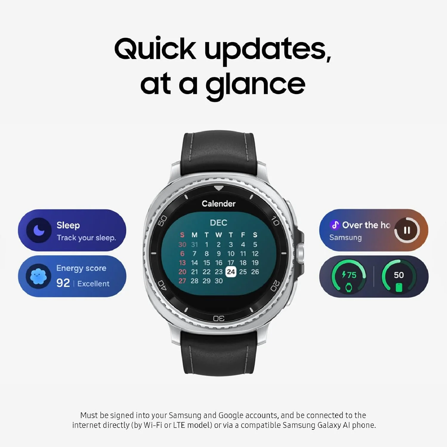 Samsung Galaxy Watch 8 Classic (2025) 46mm Bluetooth Smartwatch, Cushion Design, Rotating Bezel, Quick Button, Sleep Coaching, Running Coach, Energy Score, Black - Image 8