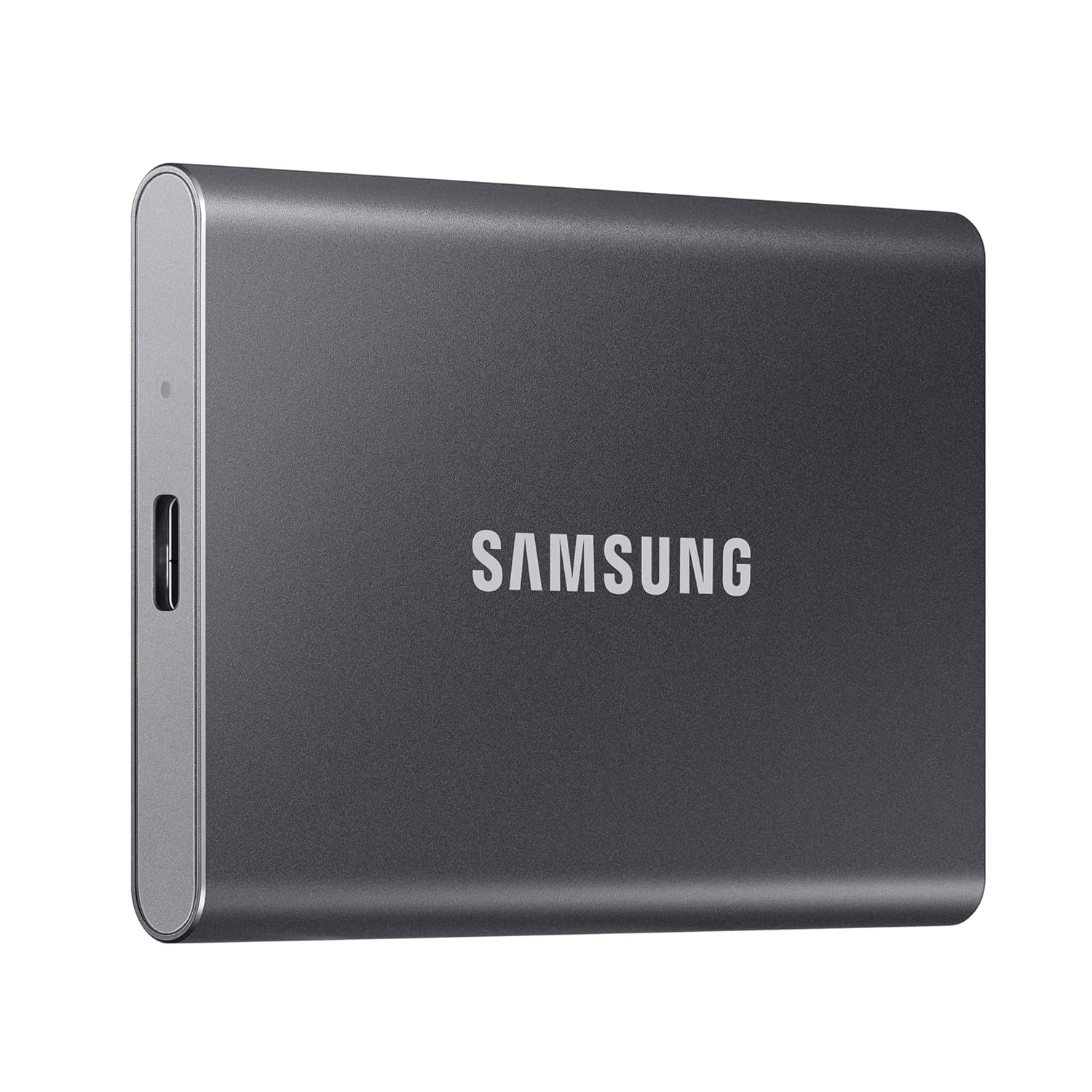 Samsung T7 Portable SSD, 4TB External Solid State Drive, Speeds Up to 1,050MB/s, USB 3.2 Gen 2, Reliable Storage for Gaming, Students, Professionals, MU-PC4T0T/WW, Gray