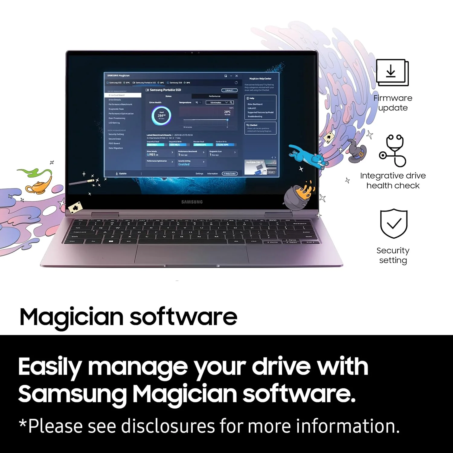 Samsung T7 Portable SSD, 4TB External Solid State Drive, Speeds Up to 1,050MB/s, USB 3.2 Gen 2, Reliable Storage for Gaming, Students, Professionals, MU-PC4T0T/WW, Gray - Image 7