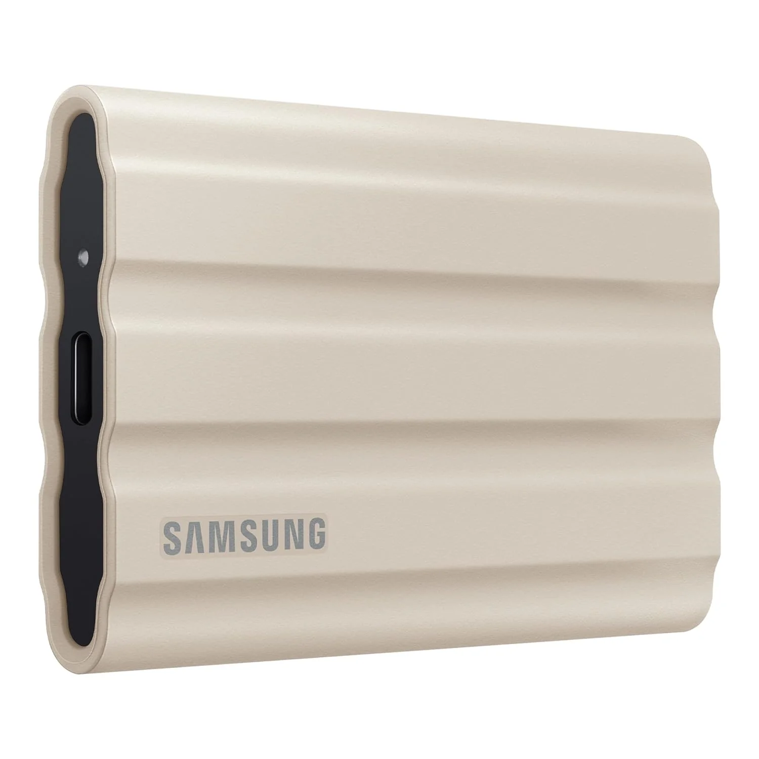 Samsung T7 Shield Portable SSD 1TB USB 3.2 Gen2 External SSD, Beige, Up to 1,050MB/s, Rugged, IP65 Water & Dust Resistant, for Photographers, Content Creators and Gaming, Mac Compatible, MU-PE2T0K (Silver)