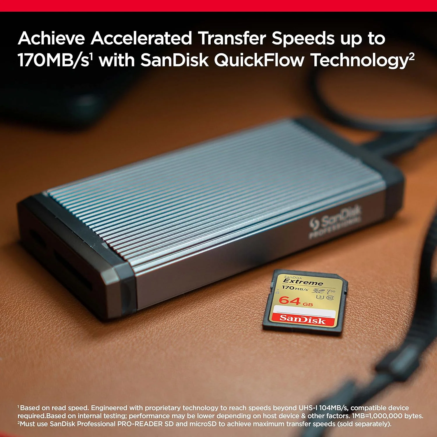 SanDisk Extreme SD UHS I 64GB Card for 4K Video for DSLR and Mirrorless Cameras 170MB/s Read & 80MB/s Write - Image 3