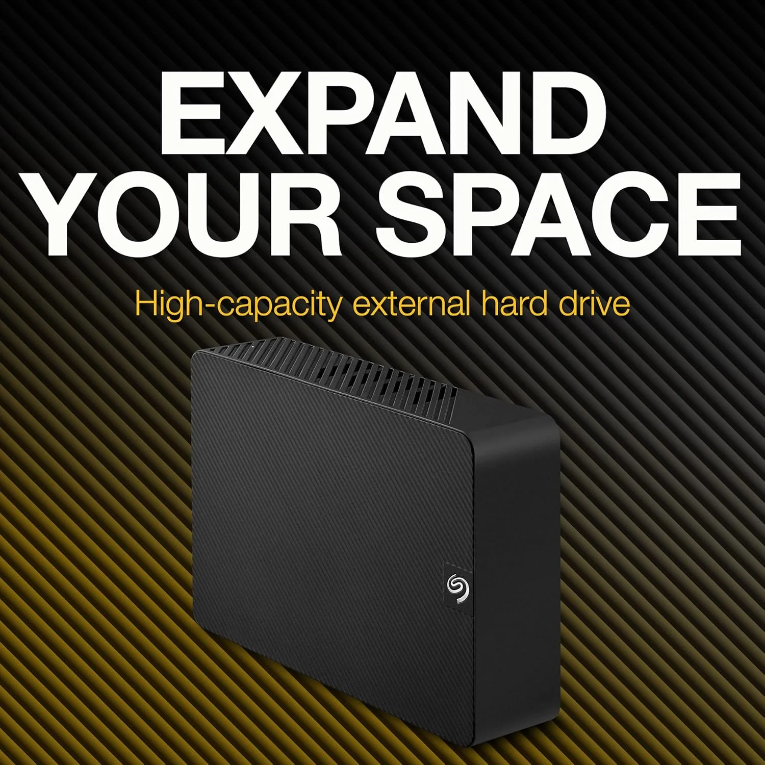 Seagate Expansion 10TB Desktop External HDD - USB 3.0 for Windows and Mac with 3 yr Data Recovery Services, Portable Hard Drive (STKP10000400) - Image 2