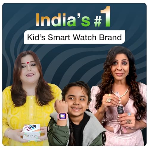 sekyo 'Carepal Pro' Kids Smart Watch for Boys/Girls | 4G Sim, HD Video Calling, Live GPS Tracking |App Control, Habit Coach, Games, Pedometer, Safe Zone Alert, SOS, Family Chat | SmartWatch for Kids - Image 2