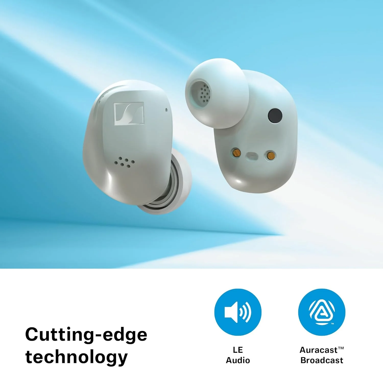 Sennheiser Accentum True Wireless in Ear Earbuds with Bluetooth 5.3 & Auracast Technology,Crystal-Clear Sound,28 Hr Battery,Touch Interface,Hybrid ANC,IP54 Black - Image 3