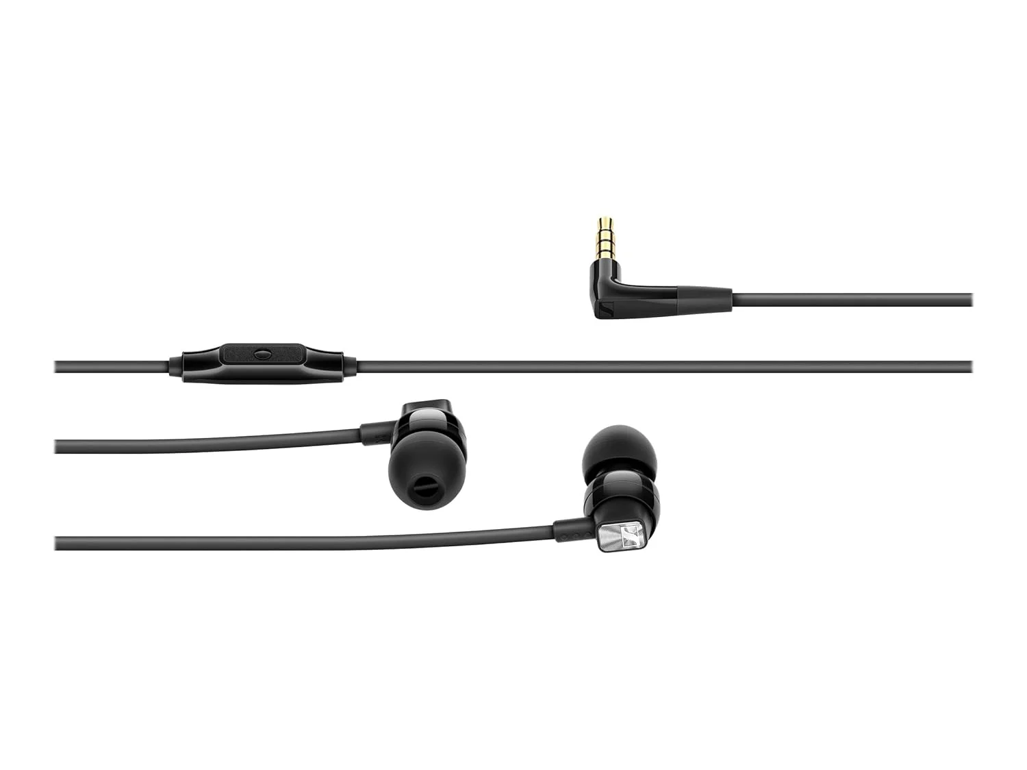 Sennheiser CX 300s Wired in Ear Earphones with Mic (Black) - Image 2