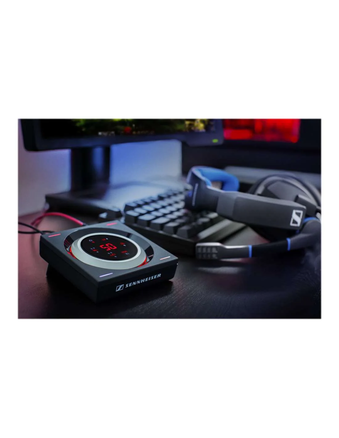Sennheiser GSP 300 Wired Over Ear Headphones with Mic (Blue/Black) - Image 3