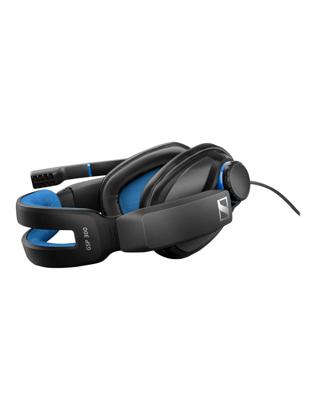 Sennheiser GSP 300 Wired Over Ear Headphones with Mic (Blue/Black) - Image 8