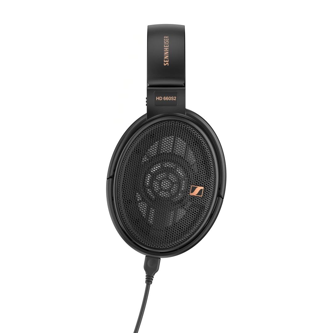 Sennheiser HD 660S2 Open‑Back Hi-Res Audiophile Headphones, Ultra‑Light Aluminum Voice Coil, Extended Sub‑Bass, 300 Ohm Impedance & Airflow Transducer, Plush Ear Cushions, Premium Comfort, 2Y Warranty - Image 2