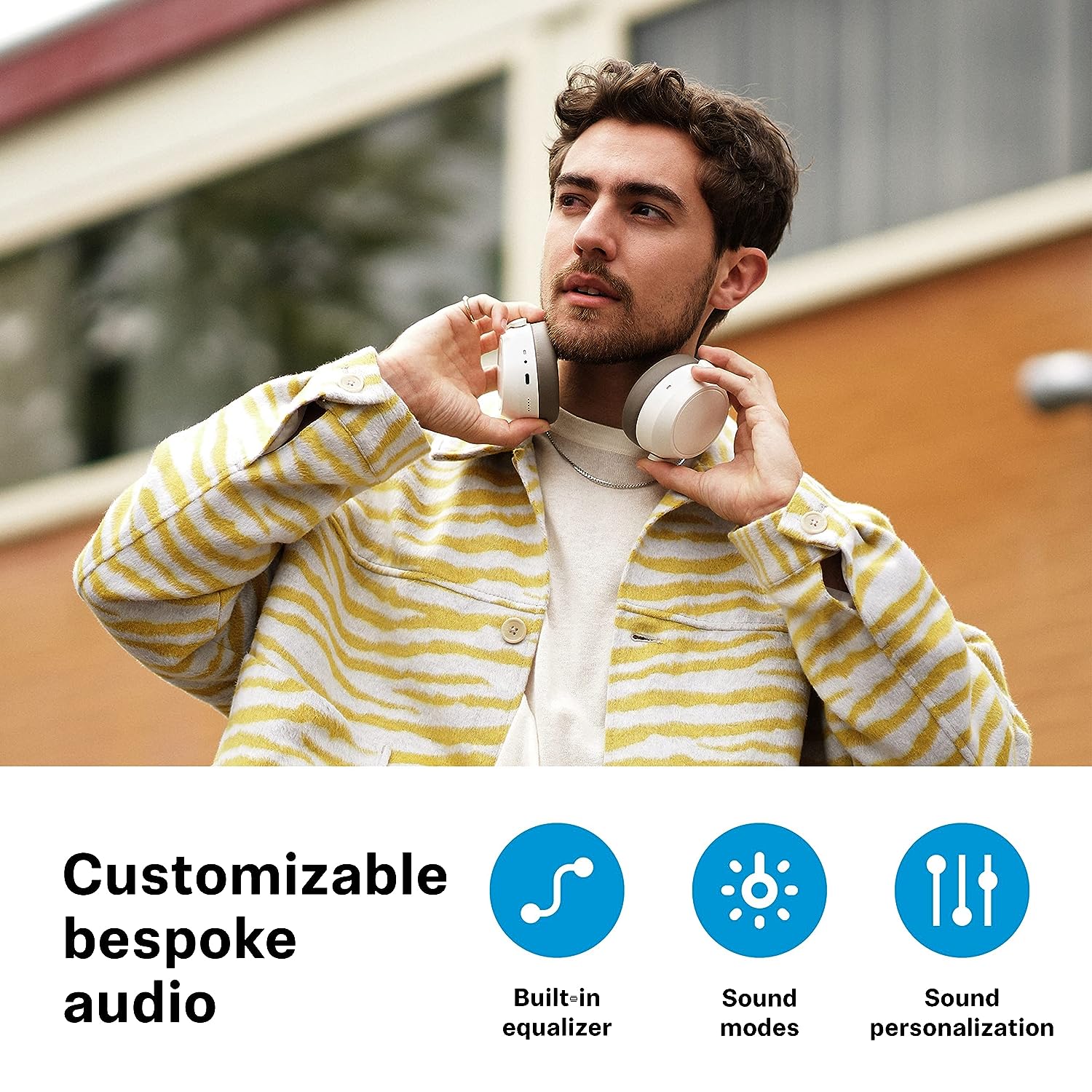 Sennheiser Momentum 4 Wireless Headphones - Over Ear Headset for Crystal-Clear Calls with Adaptive Noise Cancellation - Image 8