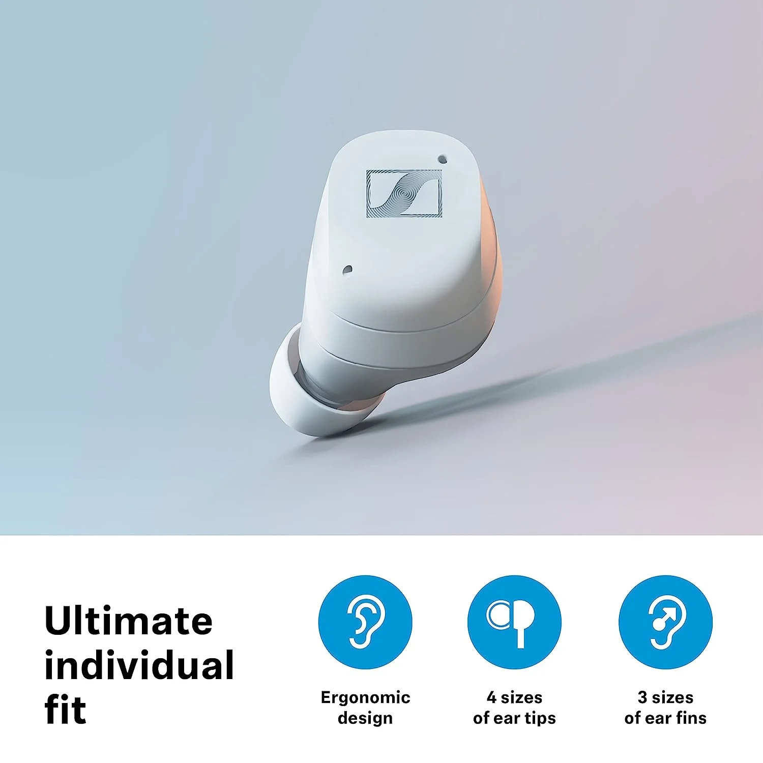 Sennheiser Momentum True Wireless 3 in Ear Earbuds - Headphone with Mic for Music and Calls with Adaptive Noise Cancellation - Image 2