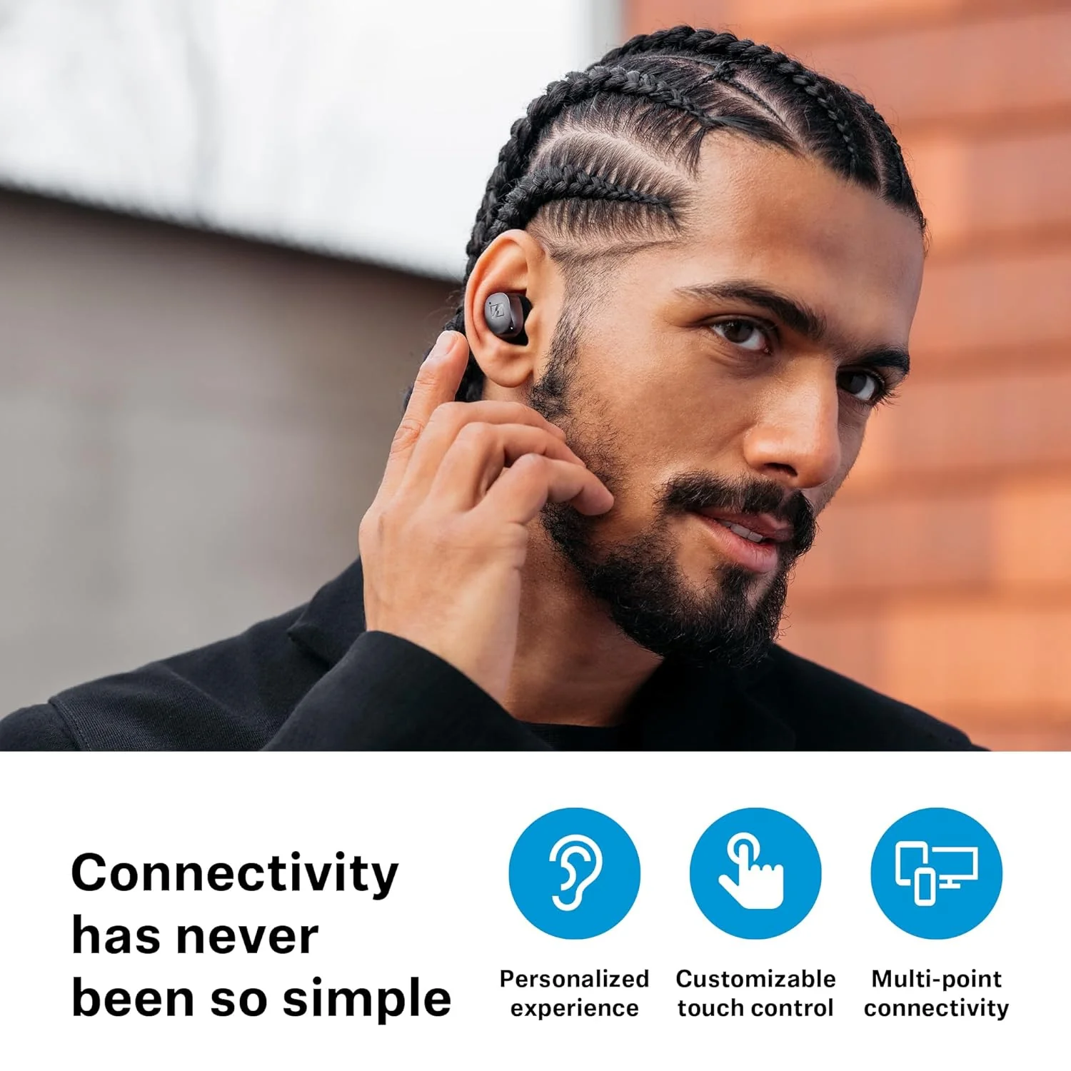 Sennheiser MOMENTUM True Wireless 4 Earbuds with Bluetooth5.4 and future-ready AURACAST technology - Image 7