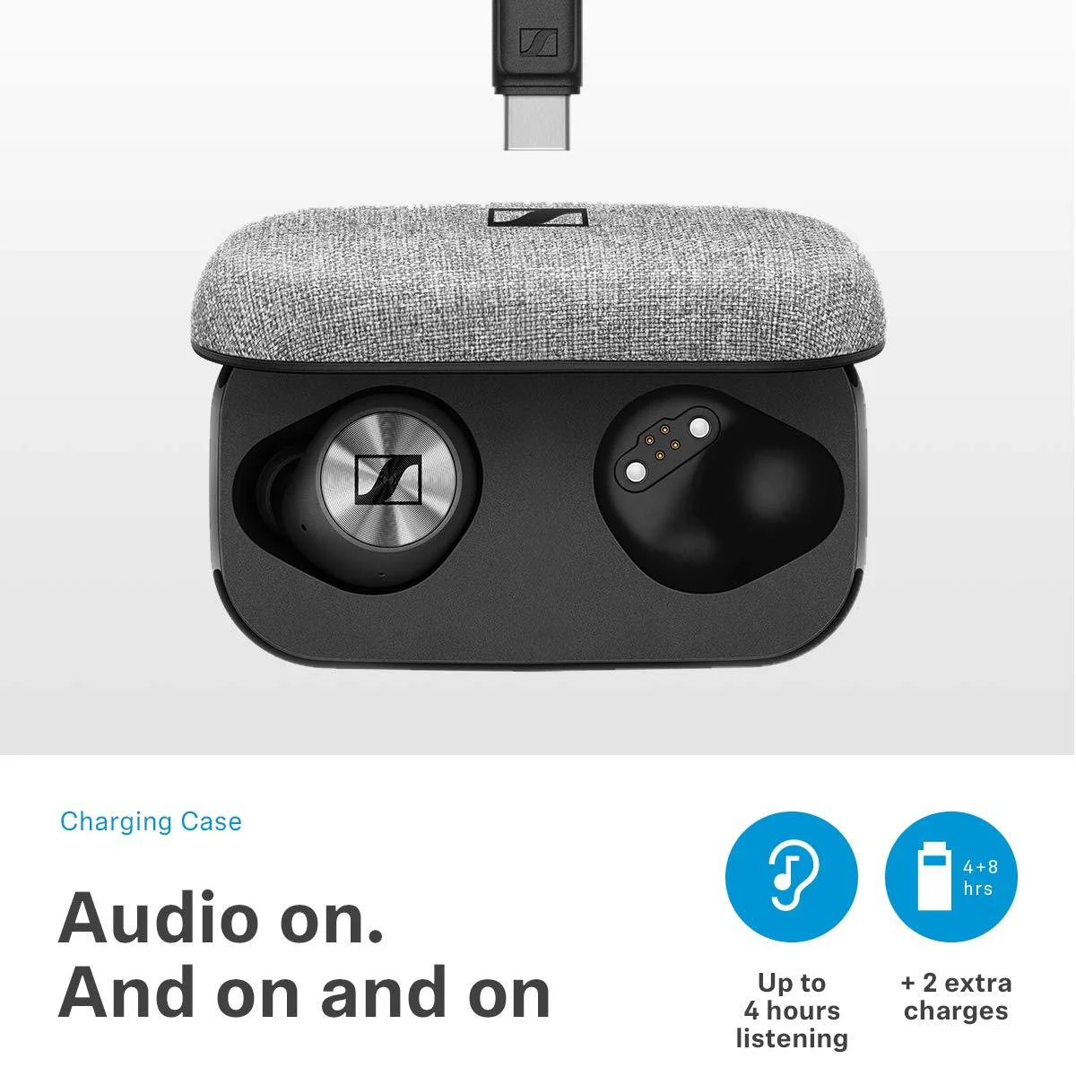 Sennheiser Momentum True Wireless in-Ear Bluetooth Headphone with Multi-Touch Fingertip Control - Image 10